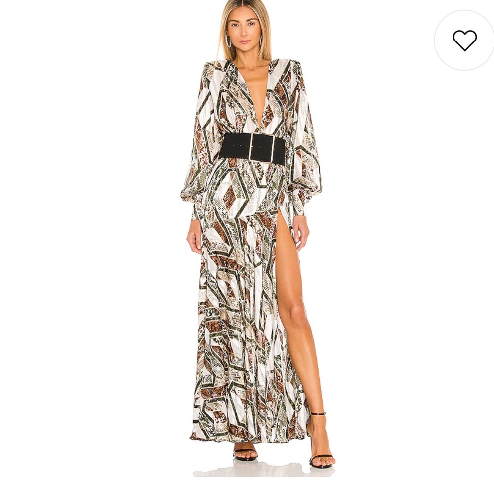 BRONX & BANCO patchwork maxi dress